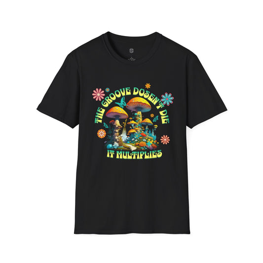 Music Lover Unisex T-Shirt - The Groove Doesn't Die It Multiplies